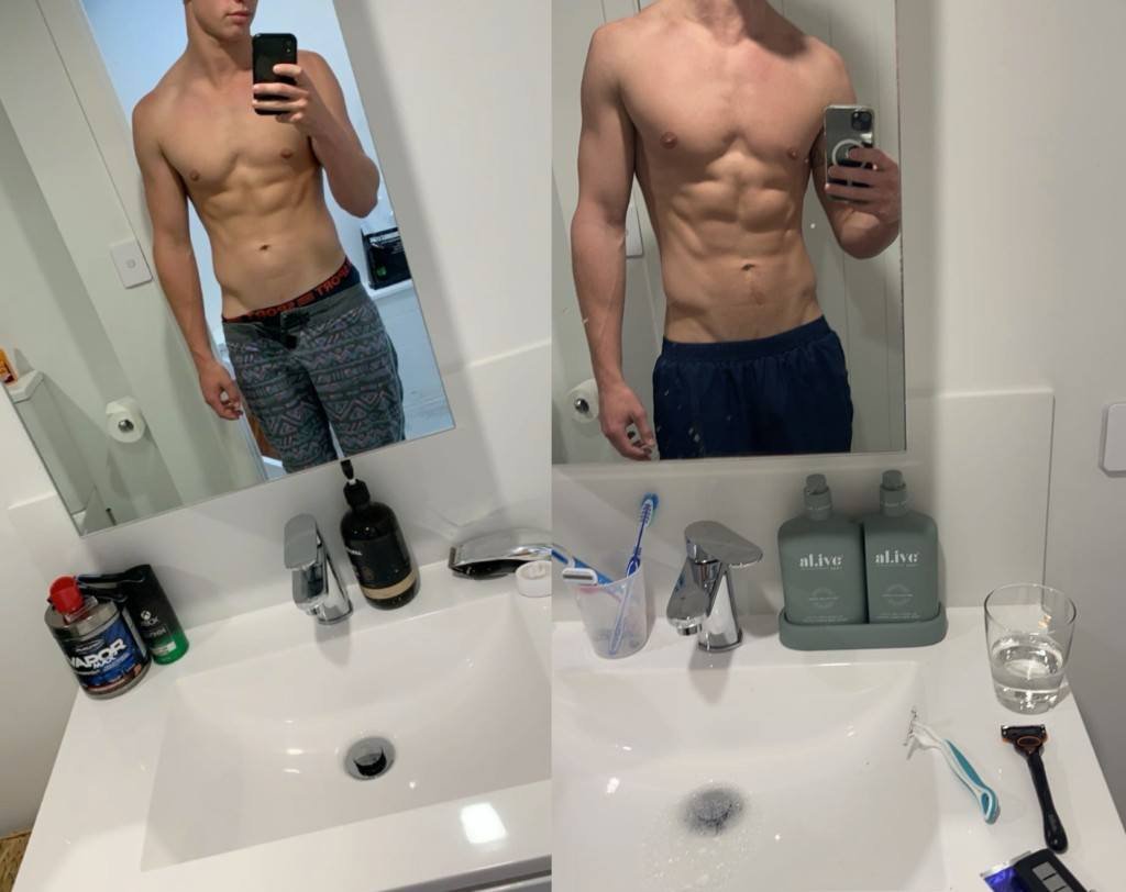 Client transformation before and after